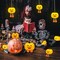 Pumpkin Night Light for Kids – Cute Jack O’ Lantern Halloween Decor, Cordless Rechargeable Dimmable Silicone Bedside Lamp, Halloween Gifts for Toddler Nursery